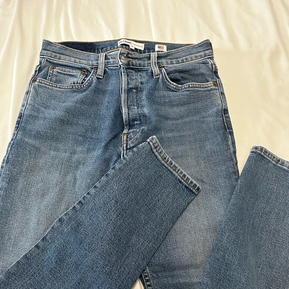 Re/done comfort stretch skinny jeans sz 28